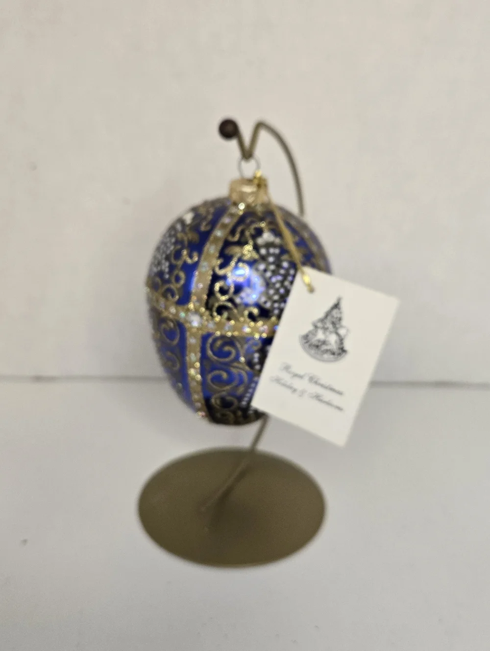 Royal Christmas Holiday & Heirlooms Egg Ornament Krystyna Gawlik Designer Poland